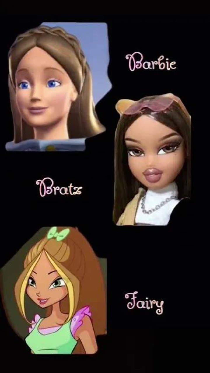 Barbie Bratz Fairy TikTok Picture Shapeshifting Trend