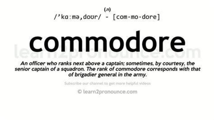 commodore definition commodore meaning words to describe someone