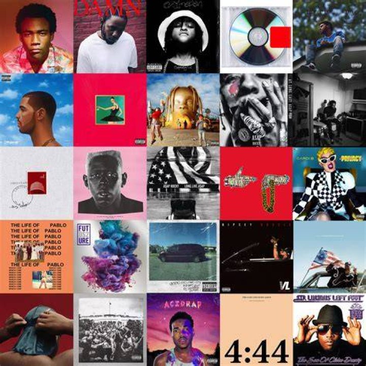 Rapper Album Cover Collage Digital Art By Roger Prater Images and