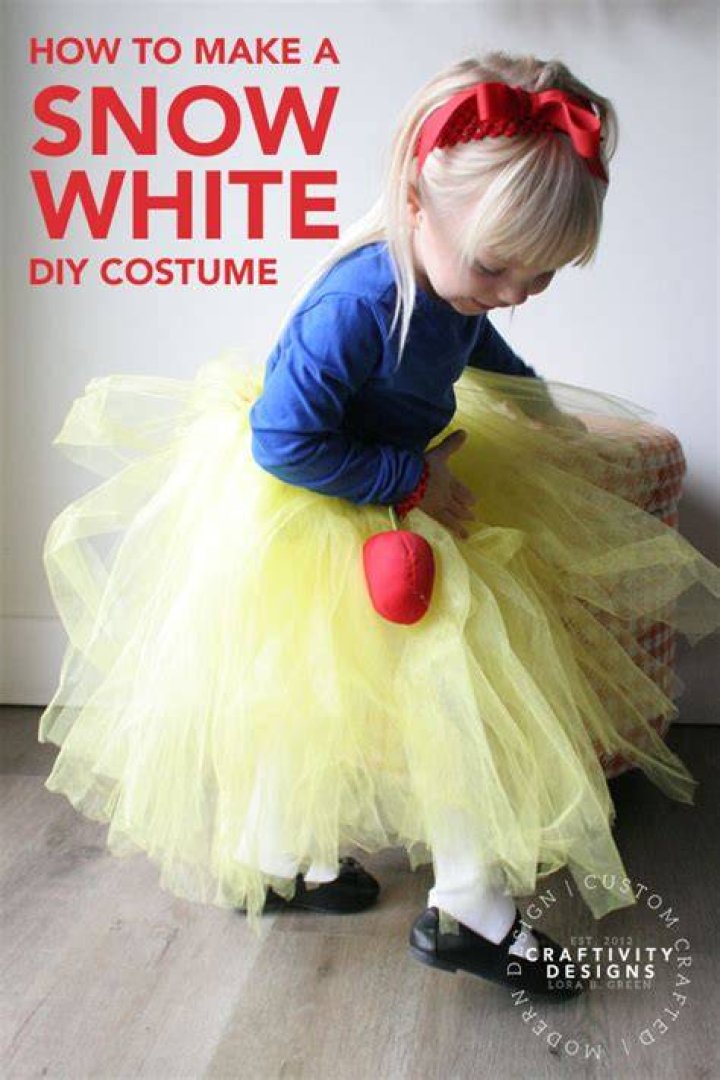 Snow White DIY Costume Kid Costumes, Disney Halloween Costumes